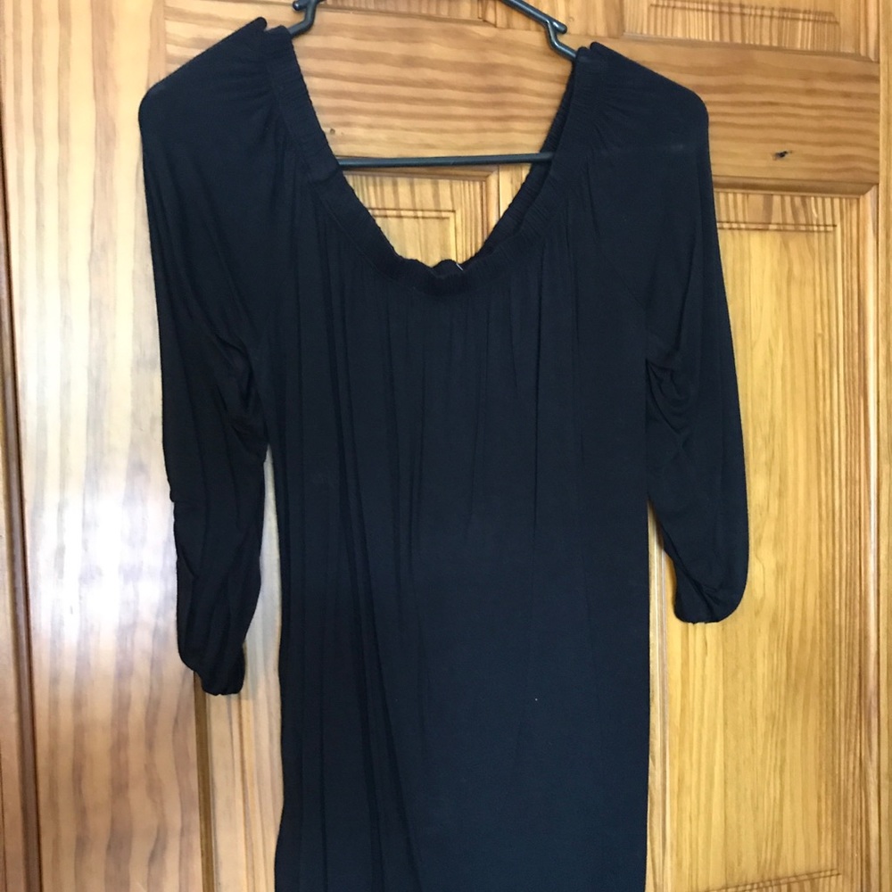 Black Off the Shoulder Top